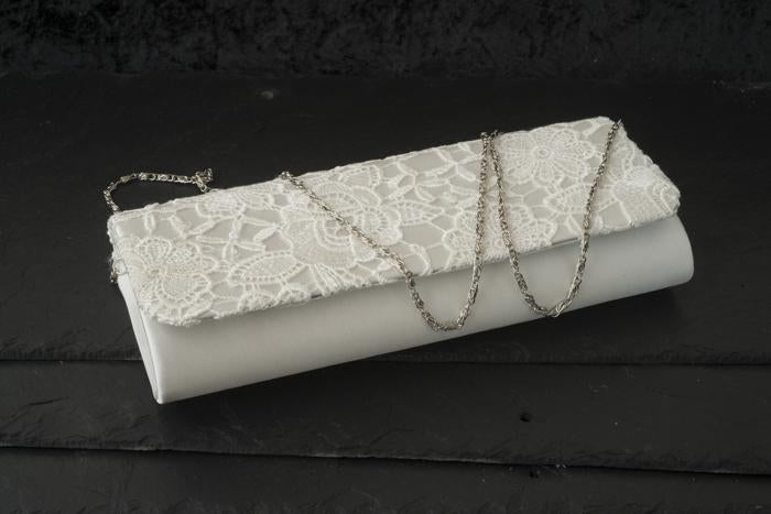 Ivory and White Clutch
